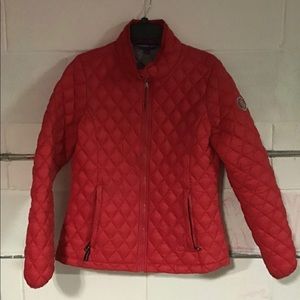 Madden Girl Juniors Red puffer jacket large